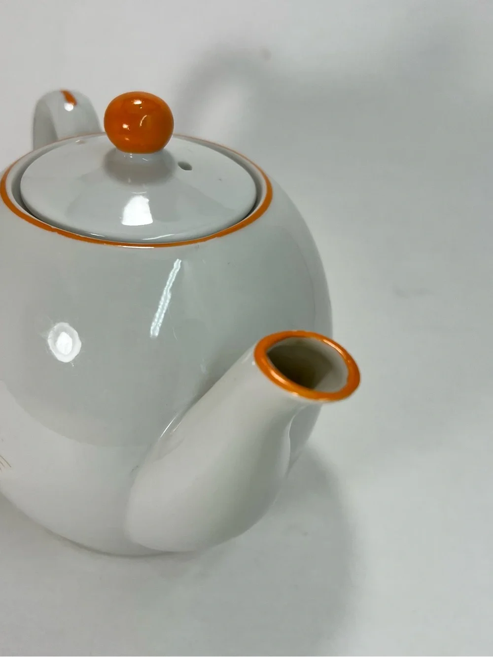 Chinese‎ Porcelain Floral Teapot